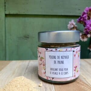 Poudre de noyaux de prune